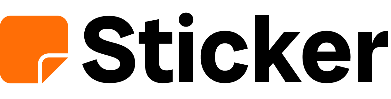 Sticker logo